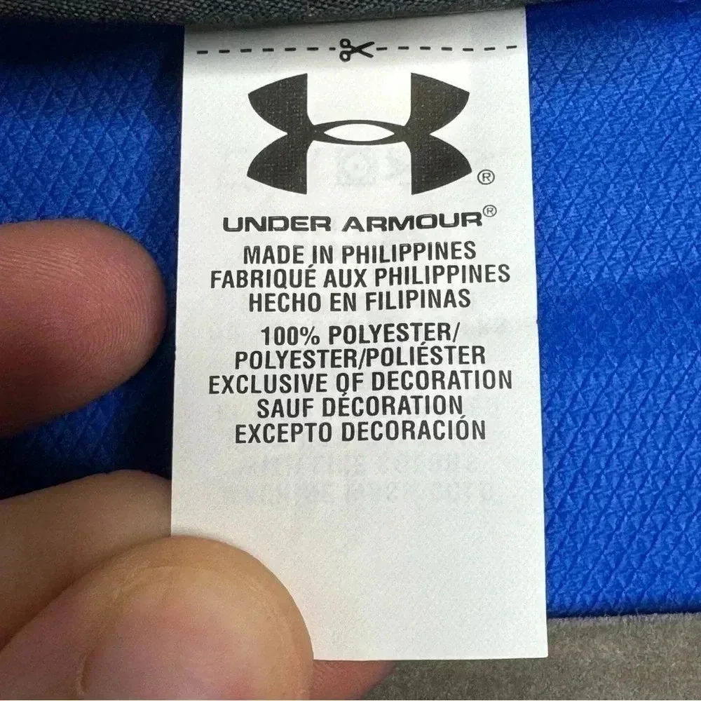 Under Armour Men’s Blue Chicago 1/4 Zip Pullover Lightweight Jacket size Medium